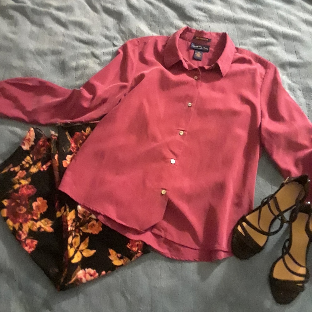 Light maroon colored shirt
